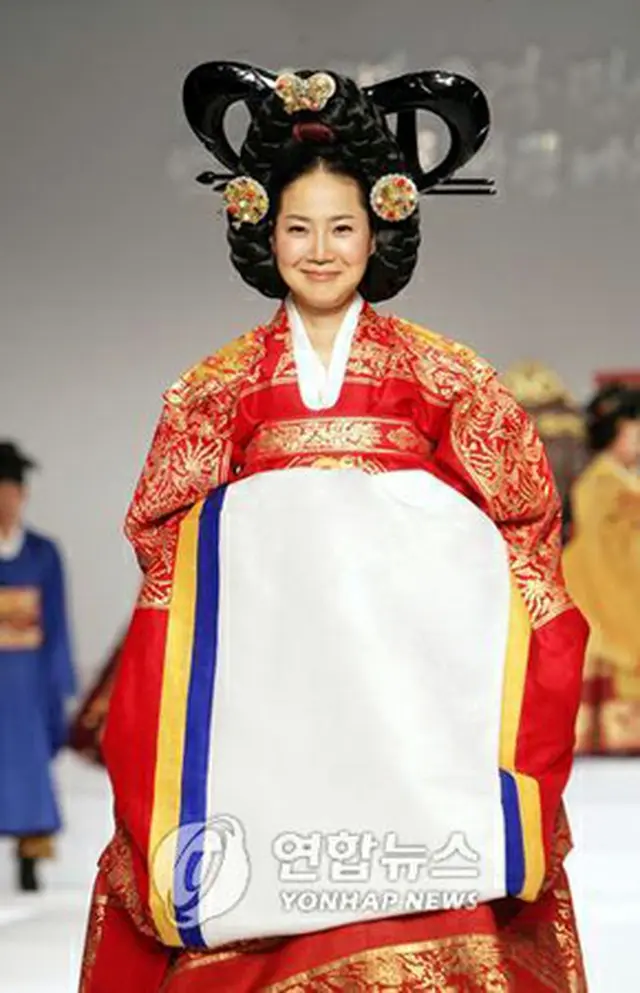 ヤン・ミギョン。ファッションショーに出演したときのようす＝（聯合）