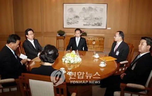 会合のようす＝2日、ソウル（聯合）