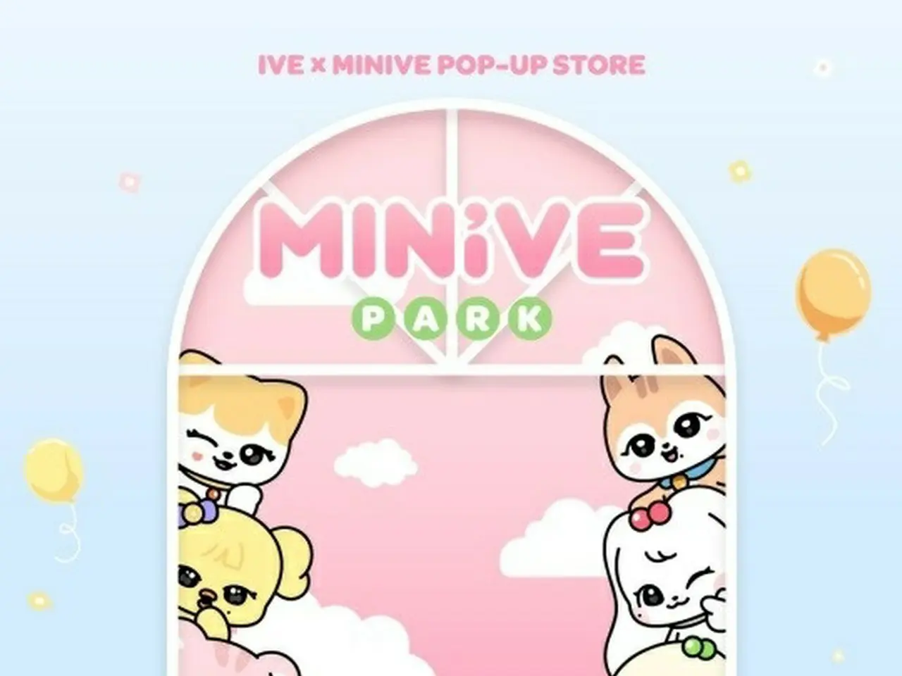 IVE」、公式キャラクター「MINIVE」のポップアップストアがソウルに