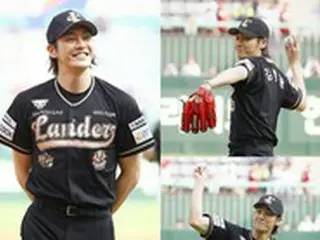 “仁川出身”俳優キム・ヨングァン、SSGの始球式で見事な投球フォーム披露