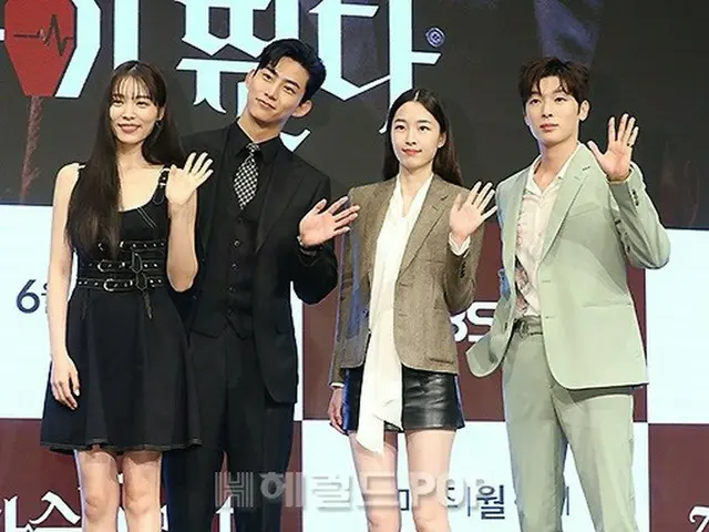 【フォト】「2PM」テギョン、ウォン・ジアンら、新月火ドラマ「ハートビート」の制作発表会に出席（画像提供:wowkorea）