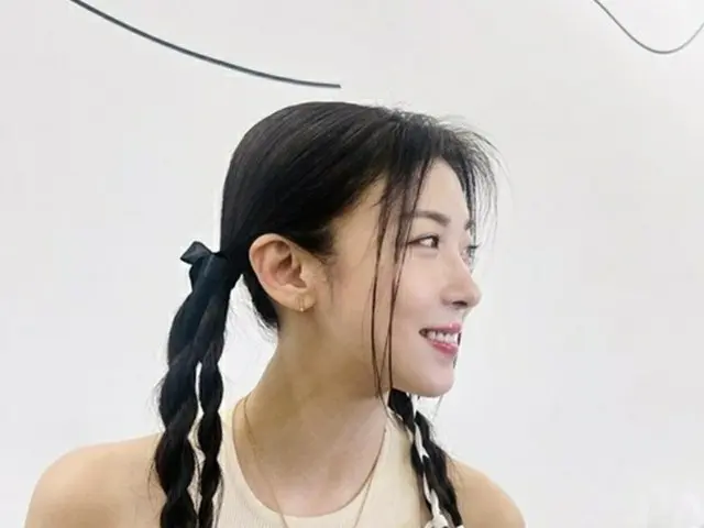 女優ハ・ジウォン、ツインテール姿がかわいすぎる…最強な童顔を披露（画像提供:wowkorea）
