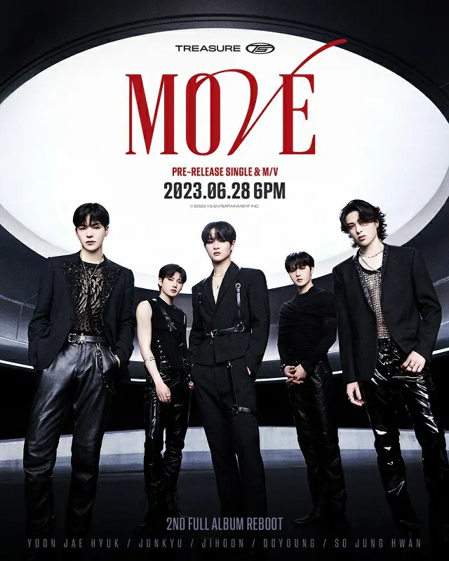 “TREASURE 新ユニット”「T5」、新曲「MOVE」が本日（28日）配信スタート！（画像提供:wowkorea）