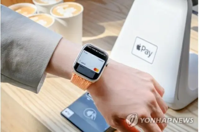 アップルペイのサービスが好調だ（現代カード提供）＝（聯合ニュース）≪転載・転用禁止≫