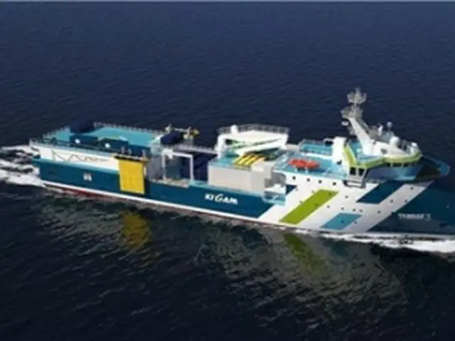探海3号（産業通商資源部提供）＝（聯合ニュース）≪転載・転用禁止≫