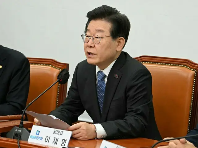 韓国野党“共に民主党”（民主党）のイ・ジェミョン（李在明）代表（画像提供:wowkorea）