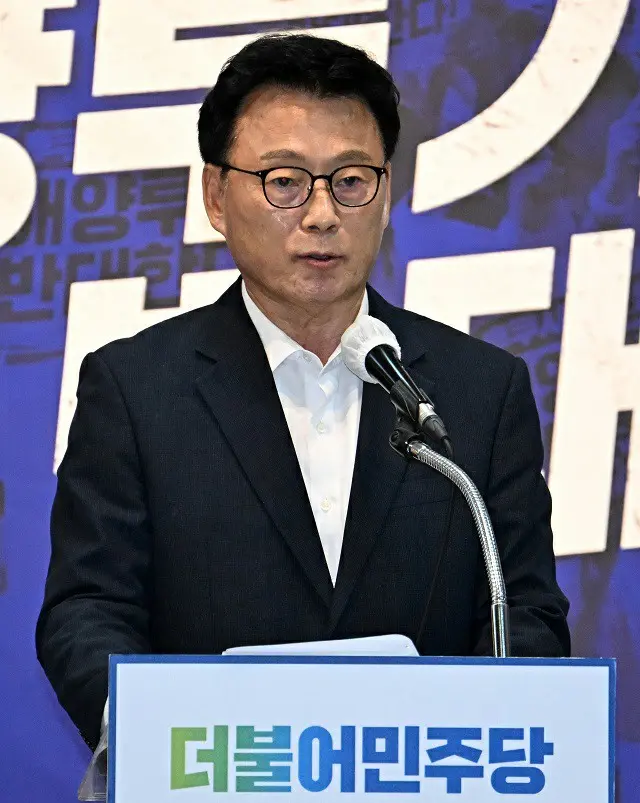 韓国野党“共に民主党”のパク・クァンオン（朴洸オン）院内代表（画像提供:wowkorea）