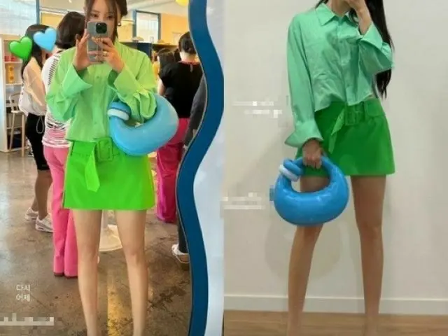 ヒョミン（T-ARA）、ガールズグループのワントップ脚線美…超ミニスカートであらわになったセクシー美（画像提供:wowkorea）