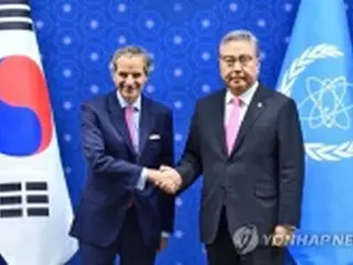 韓国外相がＩＡＥＡ事務局長と面会　汚染水放出巡る安全性検証へ協力要請
