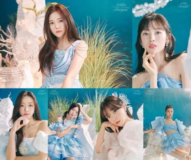 「OH MY GIRL」、“夏の女神”今度は海の中へ…新譜「Golden Hourglass」コンセプトフォト公開（画像提供:wowkorea）