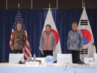 韓米日外相会談　北朝鮮の挑発に対応＝制裁強化調整か