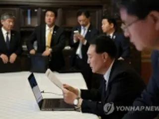 尹大統領　豪雨被害への迅速対応指示