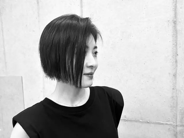 ハ・ジウォン、シックなボブヘアに変身…華やかなビジュアルは変わらない（画像提供:wowkorea）