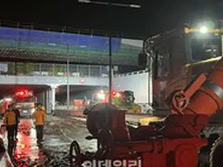 韓国の暴雨による死者41人…五松宮坪地下車道で14人