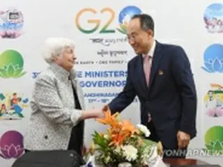 韓国経済副首相　米中財務相と会談＝経済協力など議論