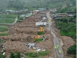 大雨の死者４２人に　農耕地被害３万ヘクタール超＝韓国