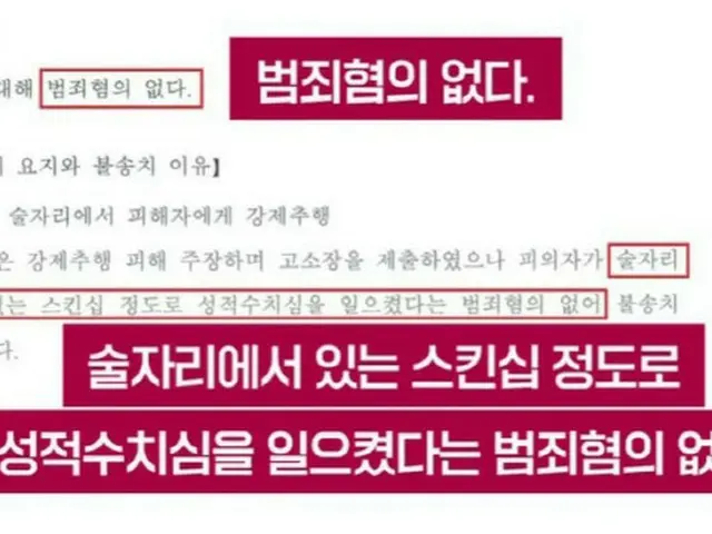 身体に触ってハグまで…警察「飲み会でよくあるスキンシップ、セクハラじゃない」＝韓国（画像提供:wowkorea）