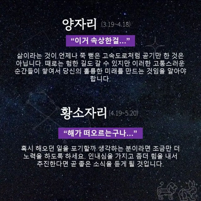 ●おひつじ座、●おうし座（画像提供:wowkorea）