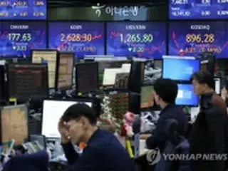 韓国総合株価指数が続伸　０．７２%高