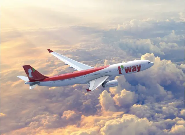 ティーウェイ航空、第2四半期の業績が好調…売上高3倍増、営業利益196億ウォン（画像提供:wowkorea）