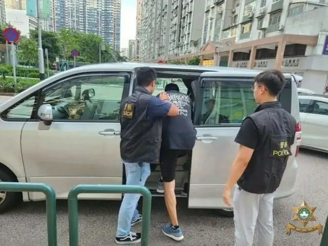 マカオでスリをして捕まった30代の韓国人男性（画像提供:wowkorea）
