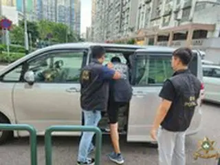 マカオでスリをして捕まった30代の韓国人男性