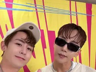 「2PM」Jun. K ＆ニックン、 スポーティで男らしい魅力アピール…「WATERBOMB JAPAN 2023」出演後にあいさつ