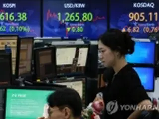 韓国総合株価指数　続伸で始まる