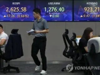 韓国総合株価指数が３日続伸　０．９３%高
