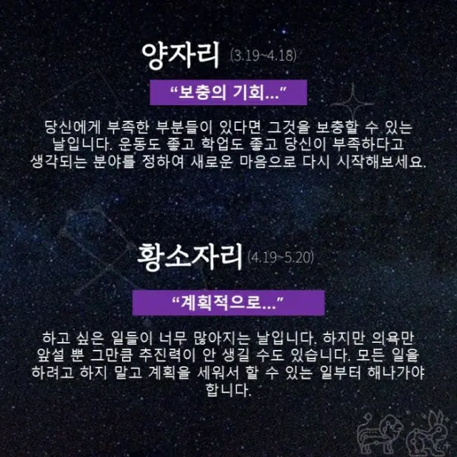 ●おひつじ座、●おうし座（画像提供:wowkorea）