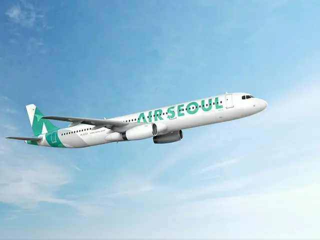 韓国の格安航空会社（LCC）“エアソウル”の航空機（画像提供:wowkorea）