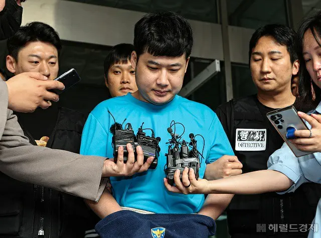 シンリム（新林）駅殺人事件で逮捕されたチョ・ソン容疑者（画像提供:wowkorea）