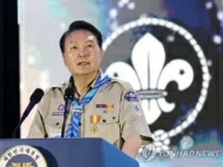 熱中症患者続出の韓国スカウト大会を支援　尹大統領が予備費支出承認