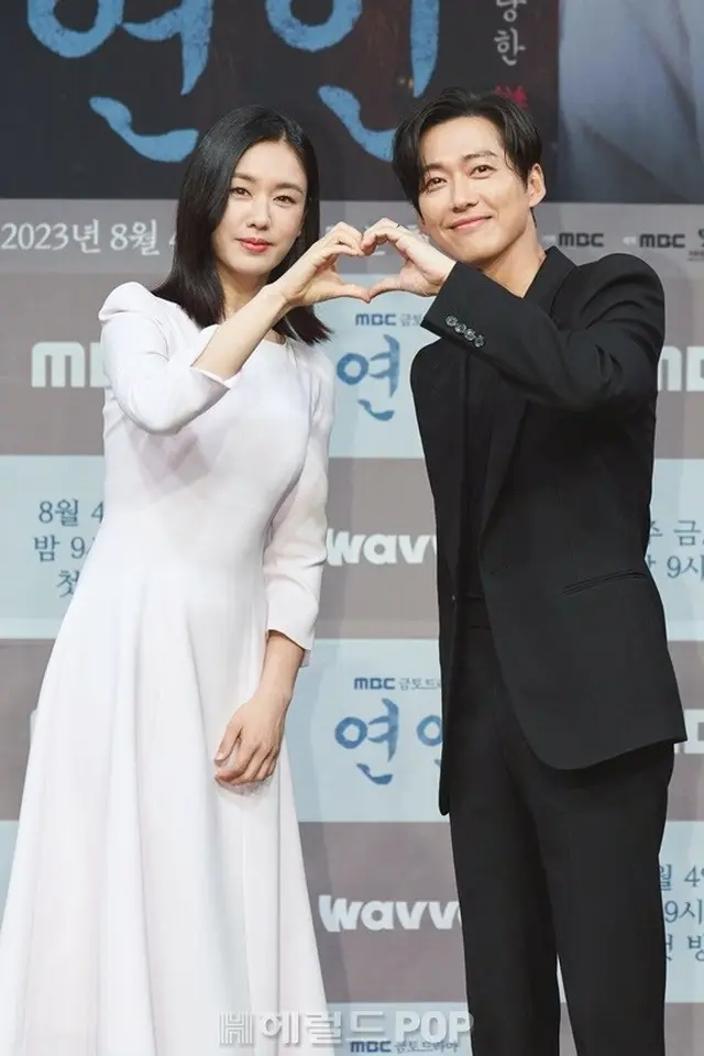 新ドラマ「恋人」に出演のアン・ウンジン&ナムグン・ミン(画像提供:wowkorea)