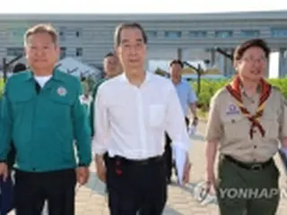 中止危機　ボーイスカウト祭典の継続決定＝韓国首相「相当部分が改善」