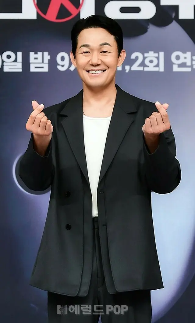 SBSドラマ「国民死刑投票」の制作発表会に出席したパク・ソンウン(画像提供:wowkorea)