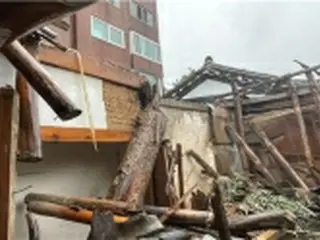 台風６号が韓国を通過　午前１時ごろ北朝鮮へ