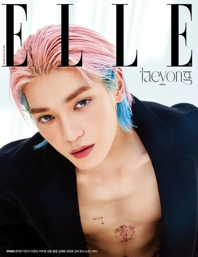 韓国ボーイズグループ「NCT」テヨンがファッション誌「ELLE」9月号のカバーを飾り話題だ。（画像提供:wowkorea）