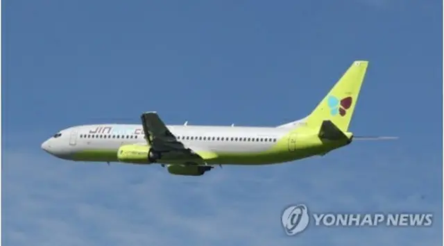 ジンエアーの旅客機＝（聯合ニュース）