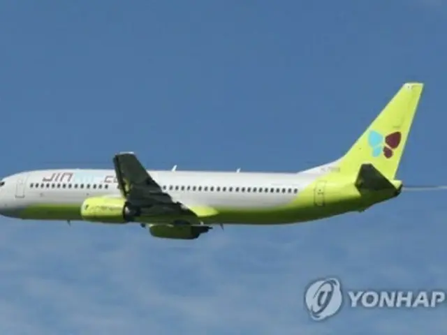 ジンエアーの旅客機＝（聯合ニュース）
