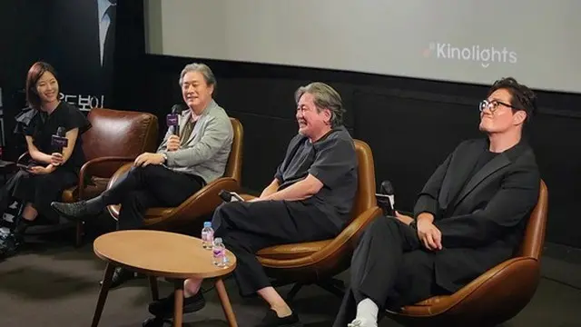 韓国のパク・チャヌク監督、俳優チェ・ミンシク、ユ・ジテが映画「オールド・ボーイ」公開20周年スペシャルGVに出席した。（画像提供:wowkorea）