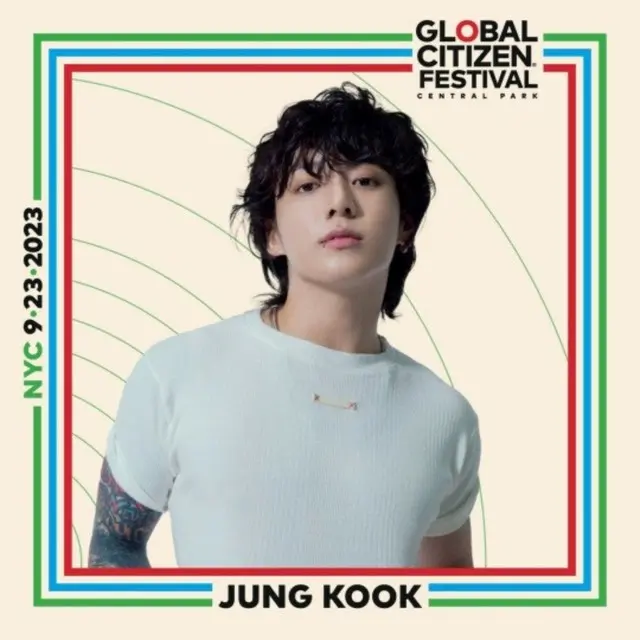 6日（以下、現地時間）GLOBAL CITIZEN公式SNSによると、JUNG KOOKが来る23日、米ニューヨーク・セントラルパークで開催される「2023 GLOBAL CITIZEN FESTIVAL」にヘッドライナーとして出演する。