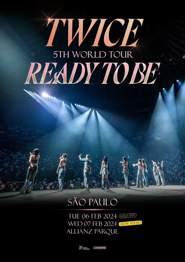 「TWICE」、サンパウロのスタジアム公演もチケット完売達成…KPOPガールズグループ初