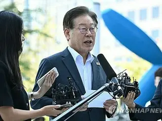 韓国最大野党代表　北朝鮮への不正送金疑惑巡り検察出頭