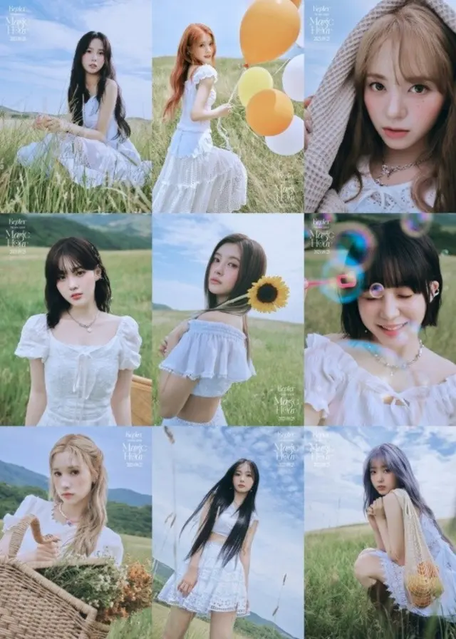 「Kep1er」、「Magic Hour」コンセプトフォト公開！“爽やか+エナジェティックなムード”