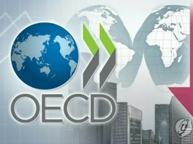 ＯＥＣＤは、２０２４年の世界経済の実質成長率を前回から０．２ポイント下方修正した２．７％と予想した（イラスト）＝（聯合ニュース）