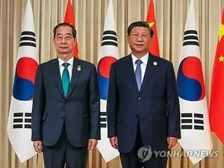 韓国首相　北朝鮮問題で中国の役割期待＝習主席「韓日中首脳会談の開催歓迎」