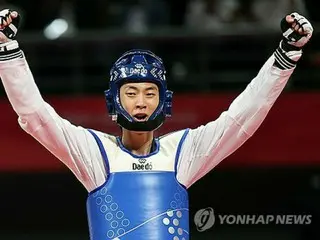 杭州アジア大会　テコンドー男子５８キロ級で韓国の張準が金