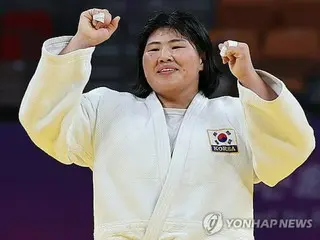 アジア大会　柔道女子７８キロ超級でキム・ハユンが金