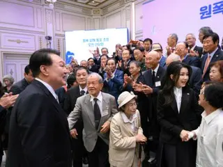 原爆被害者に会った尹大統領「日韓関係を未来志向的に発展させる」